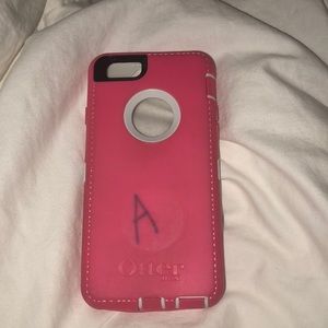otter box pink iPhone case